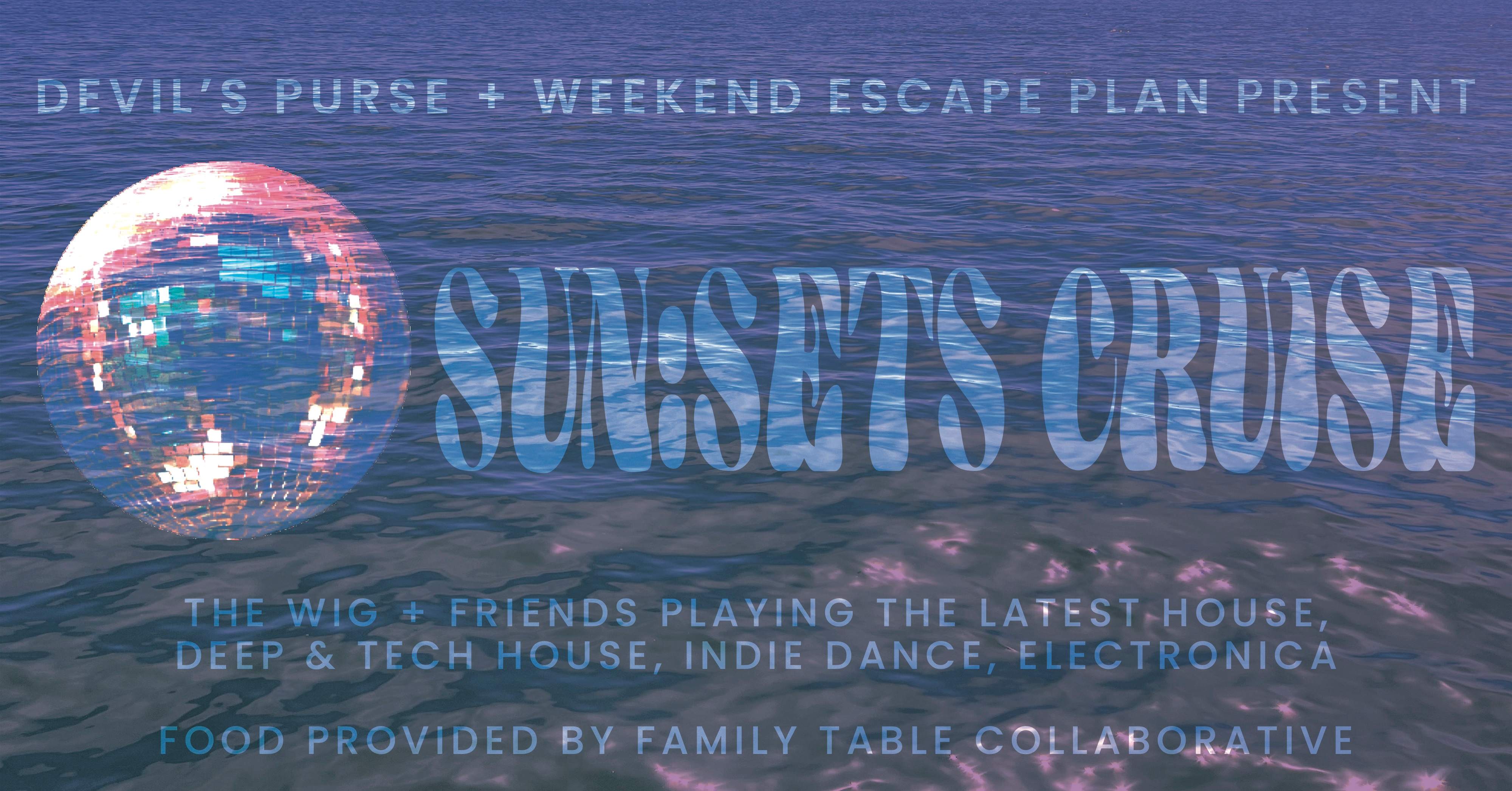 Weekend Escape Plan Sun:Sets cruise - フライヤー表
