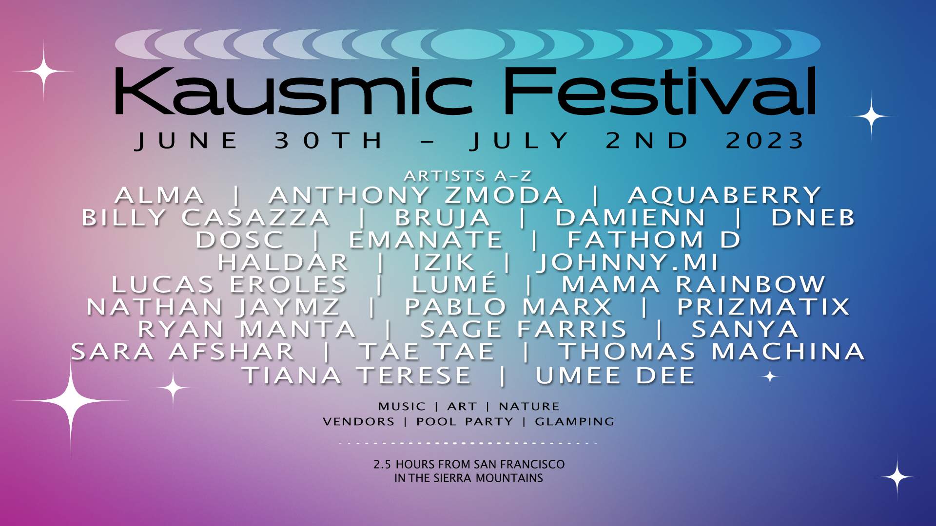Mioli Music presents: Kausmic Festival - Página frontal