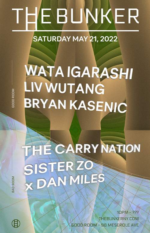 The Bunker with Wata Igarashi, The Carry Nation, livwutang, Sister Zo & Dan Miles, Bryan K - Página trasera