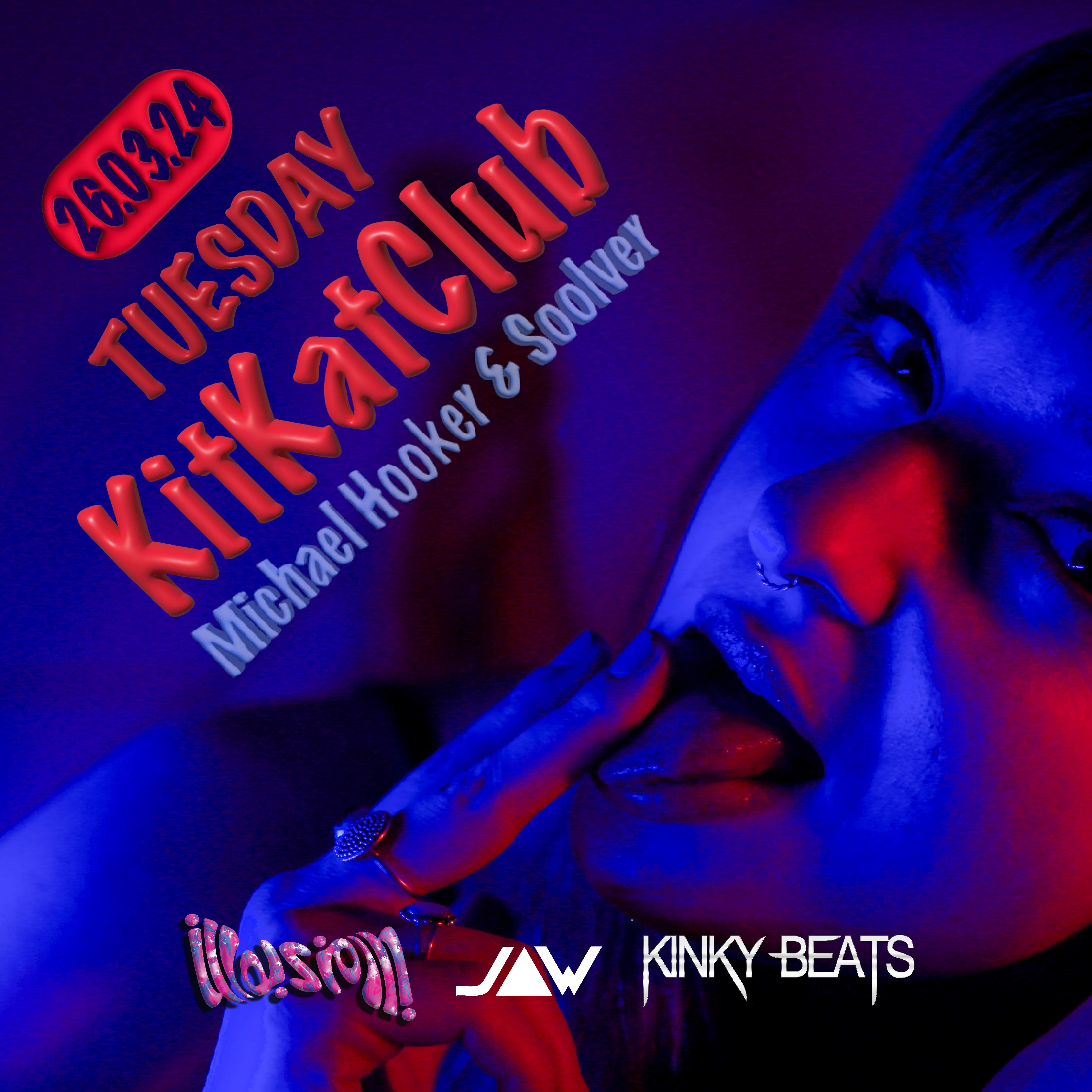ILLUSION x KinkyBeats at KitKat Club - フライヤー表