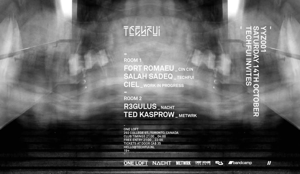 Techfui Invites _ Fort Romeau (Cin Cin, Ghostly International) - Página frontal