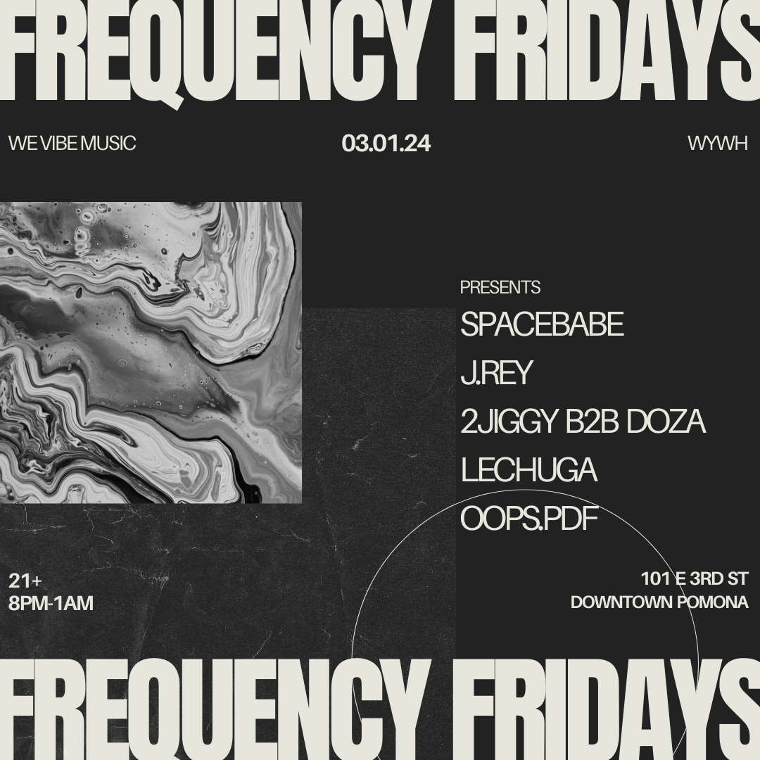 Frequency Fridays - Página frontal