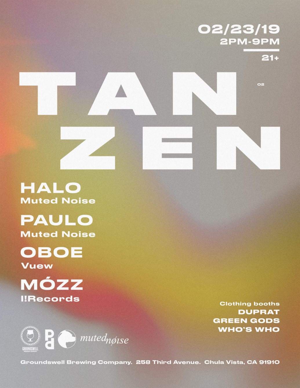 Tanzen 002 - フライヤー表