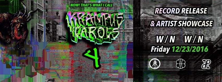 Krampus Carols 4 Release Party - Página frontal