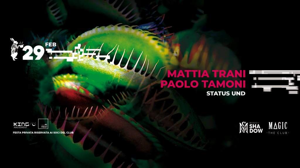 Magic Shadow with Mattia Trani & Paolo Tamoni - フライヤー表