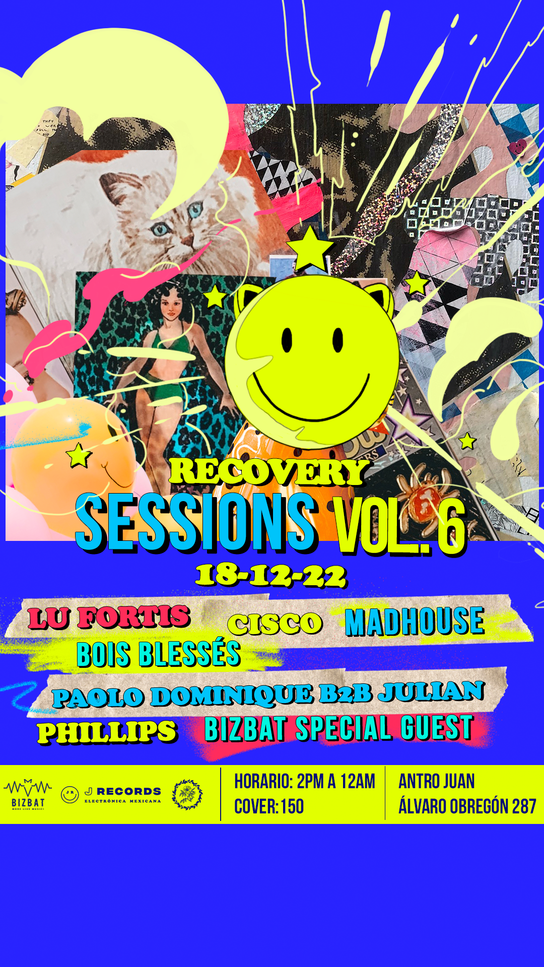 Recovery Sessions Vol. 6 - フライヤー表