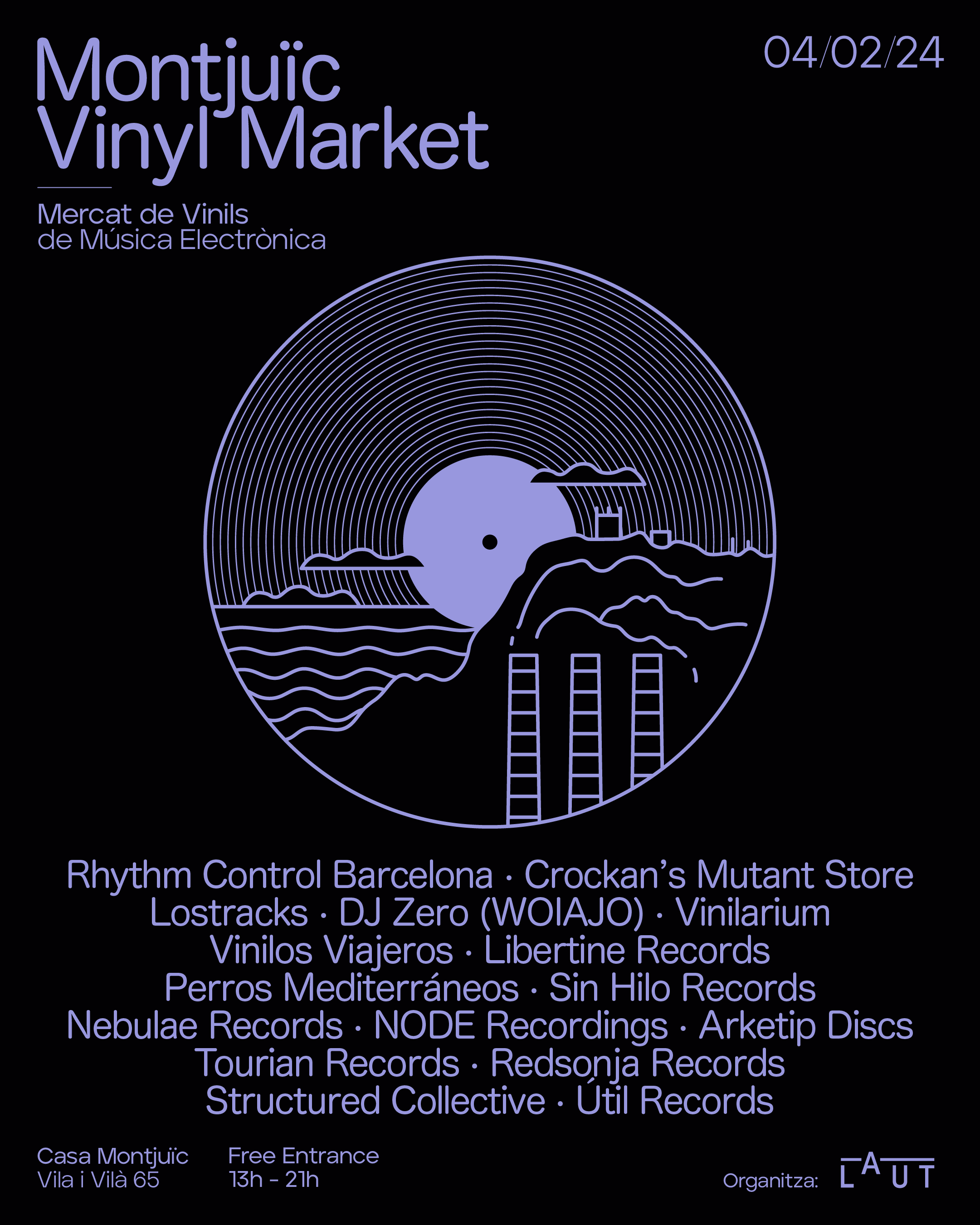 Montjuïc Vinyl Market: vinils i música electrònica - Página frontal