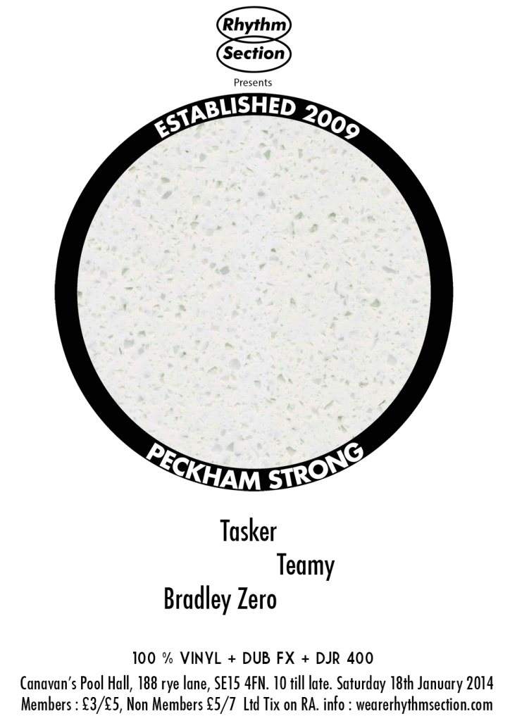 Rhythm Section with Tasker, Teamy and Bradley Zero - Página trasera