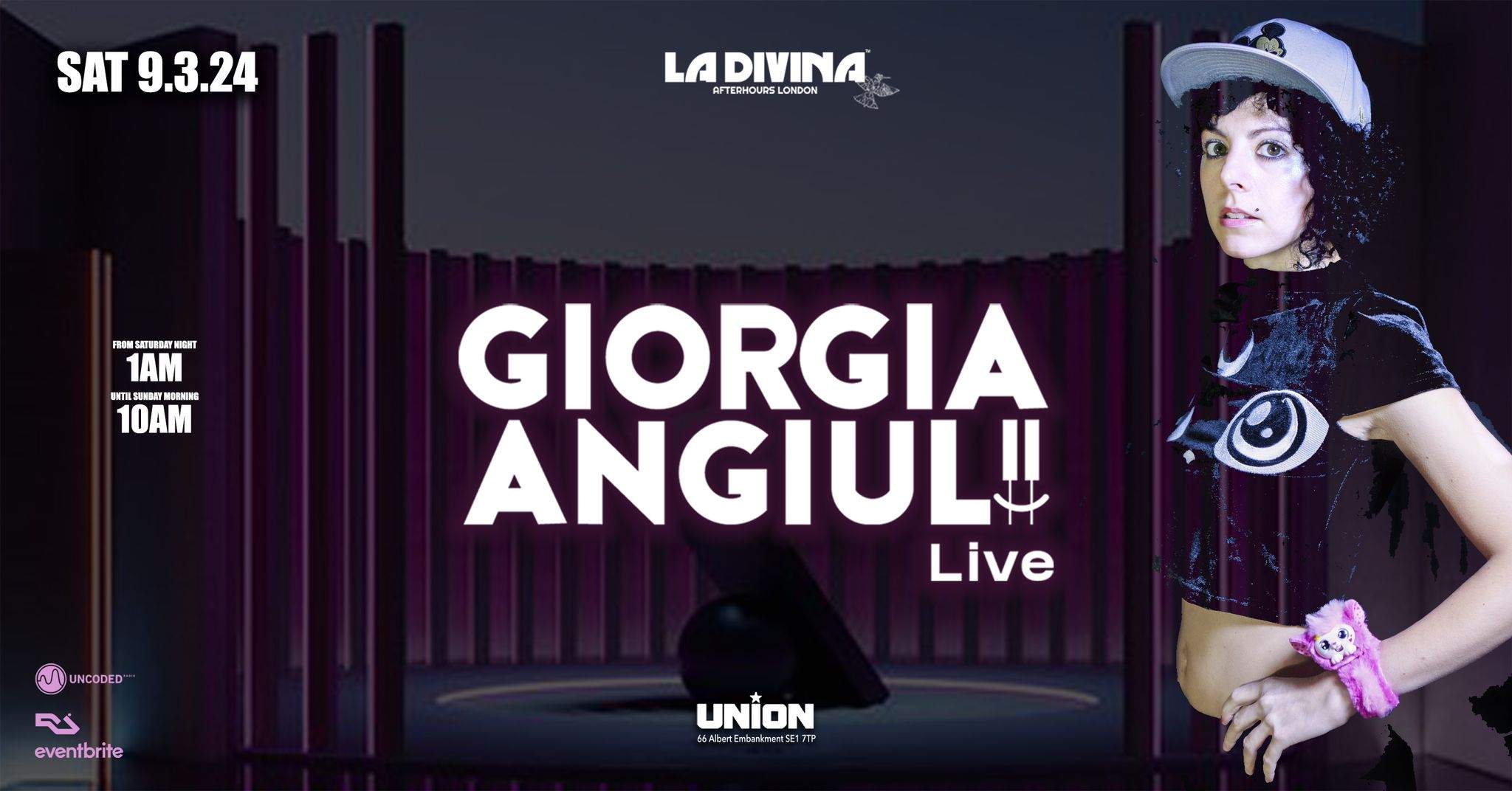 'Girls Want to Play Techno' w/ Giorgia Angiuli (live) - フライヤー表
