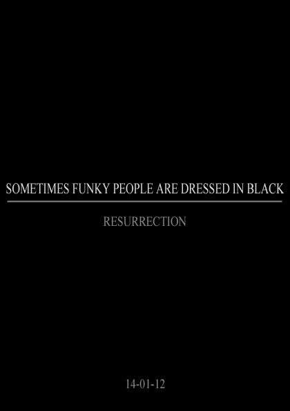 Sometimes Funky People Are Dressed In Black feat Rebotini & Carretta - Página frontal