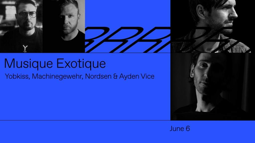 Musique Exotique: YobKiss, Machinegeweher, Nordsen & Ayden Vice - Página frontal