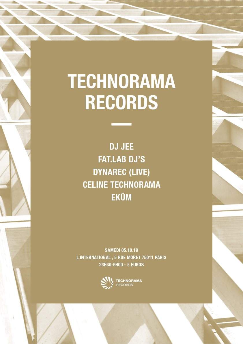 TECHNORAMA Records - フライヤー裏