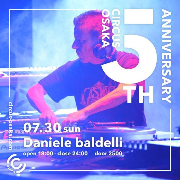 Circus 5th Anniversary "Daniele Baldelli" - フライヤー表