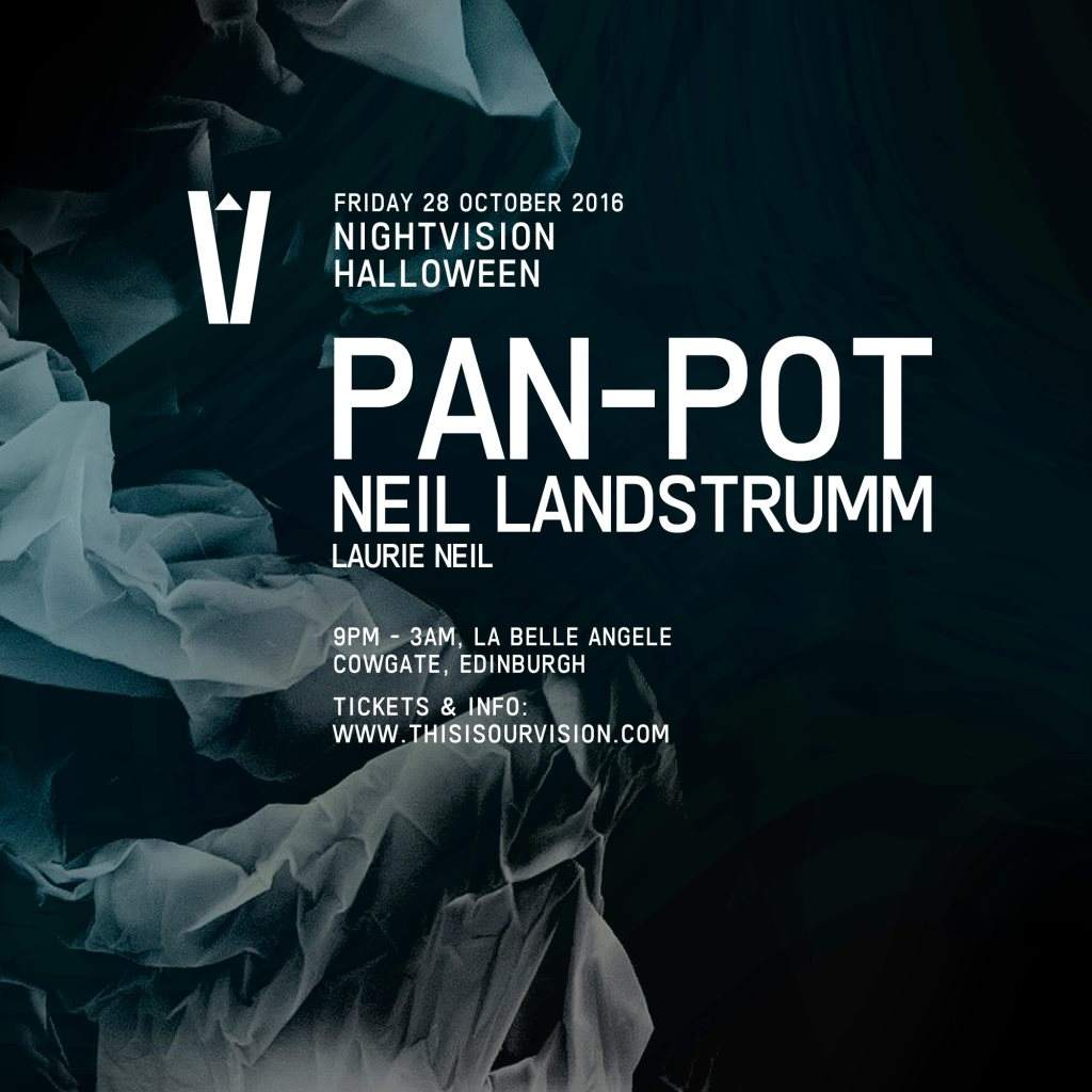 Nightvision presents Halloween with Pan-Pot & Neil Landstrumm  - Página frontal