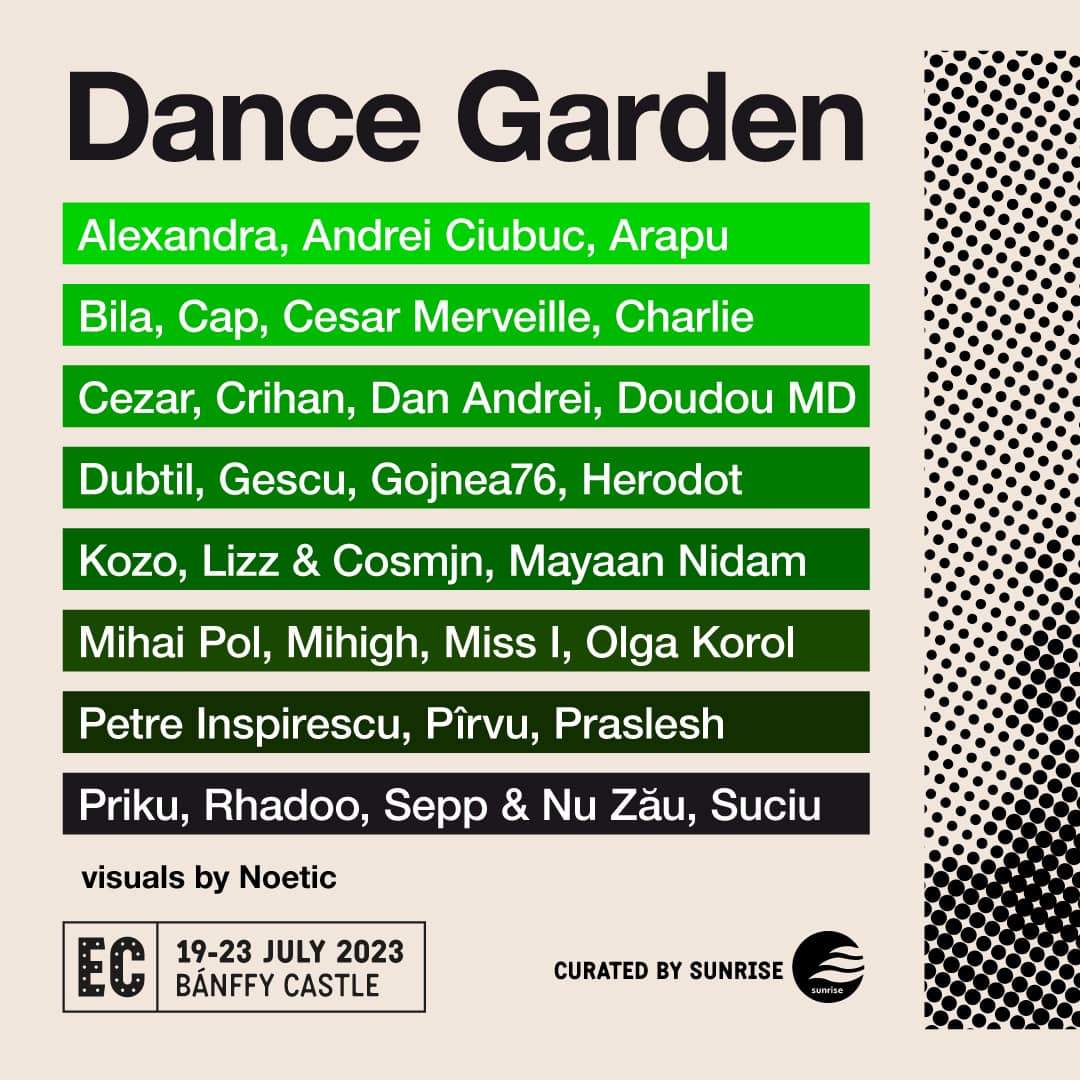 Dance Garden at EC9 - フライヤー表