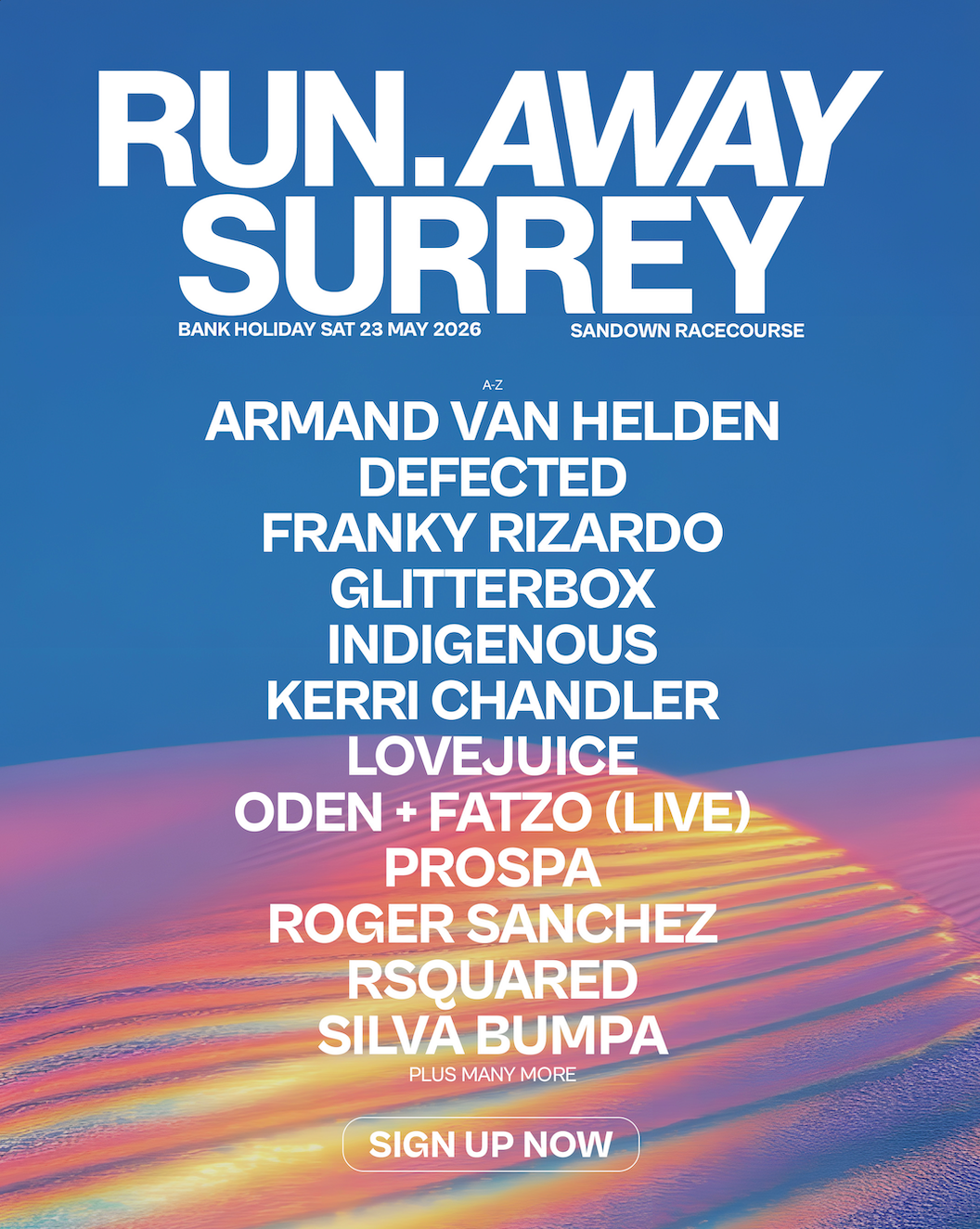 Run Away Festival Surrey - Bank Hol Sat 23 May at Sandown Racecourse ...