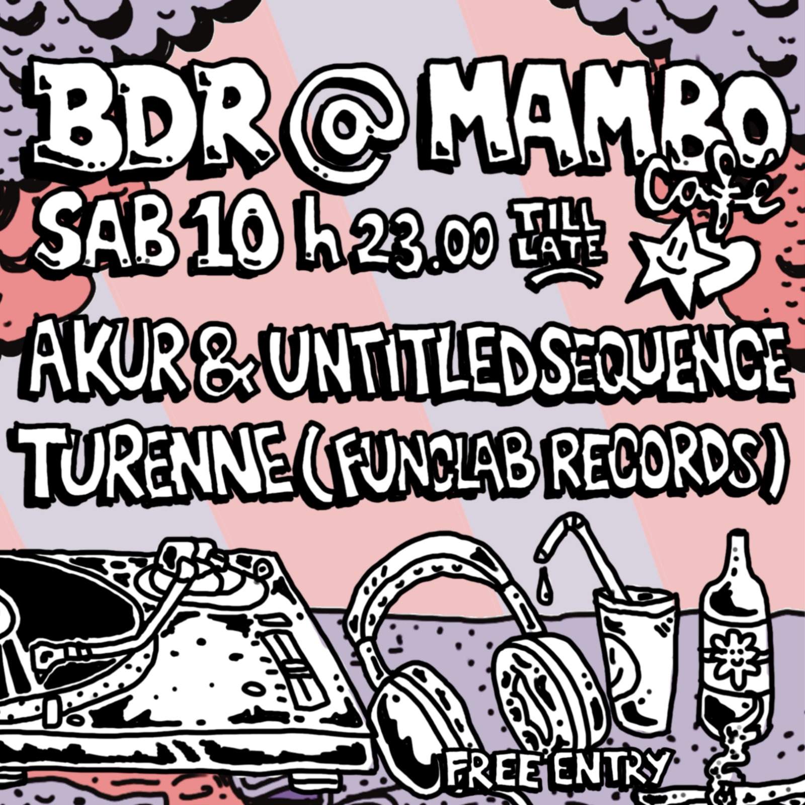 BDR at Mambo with Turenne, Akur, Untitledsequence - Página frontal