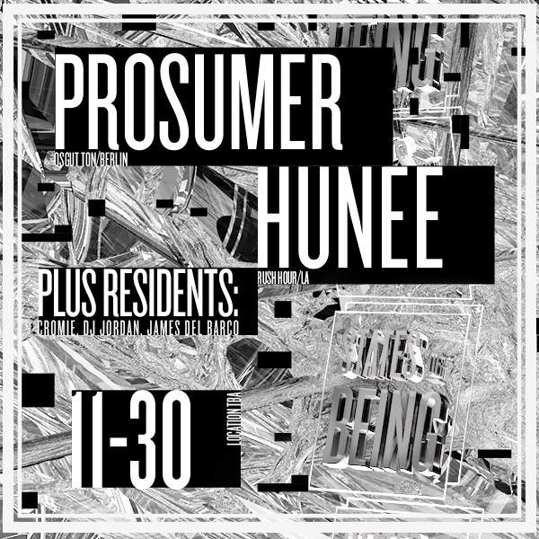 States of Being with Prosumer & Hunee - Página frontal
