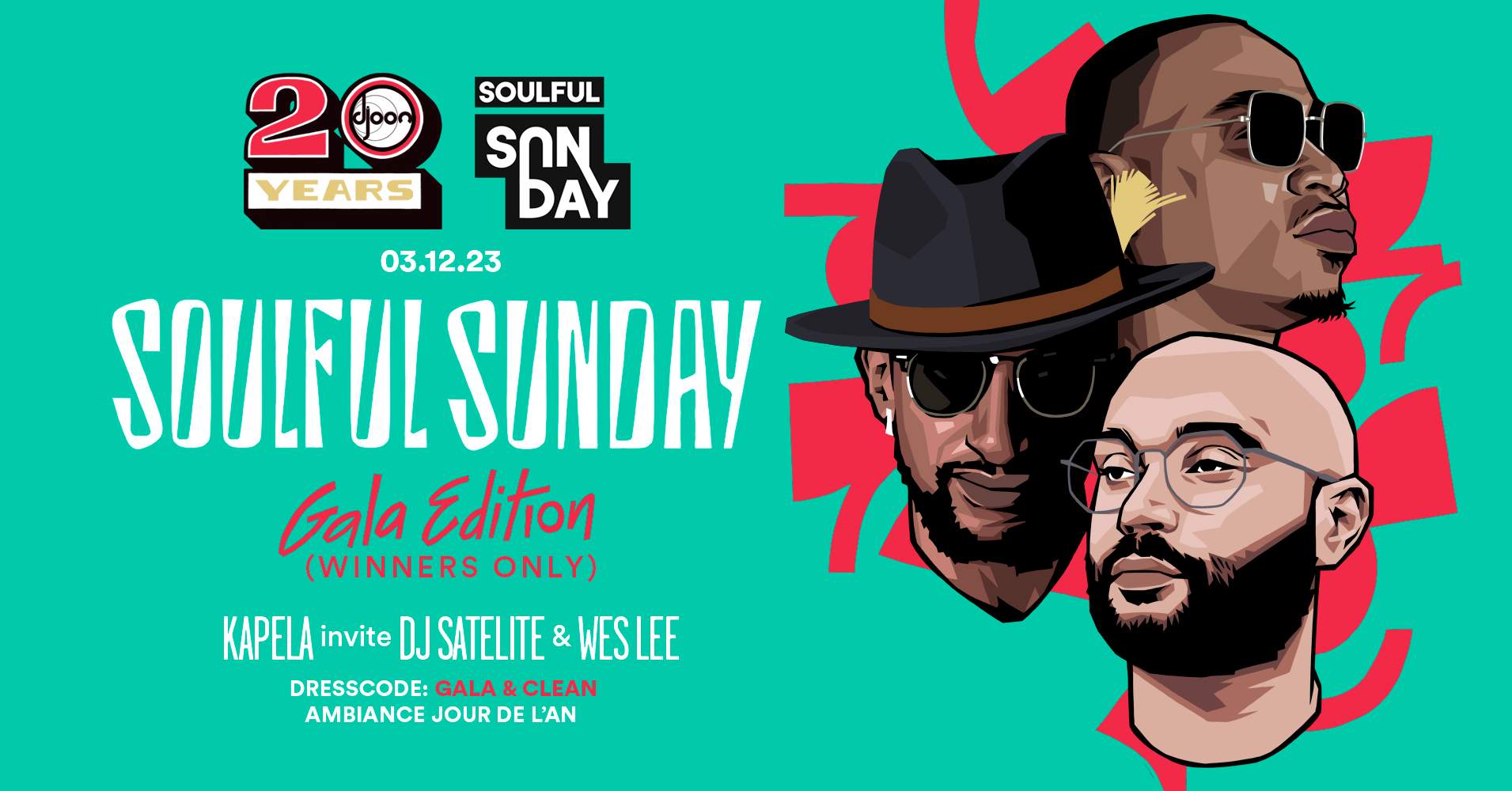 Soulful Sunday: Kapela invites DJ Satelite & Wes Lee - フライヤー表