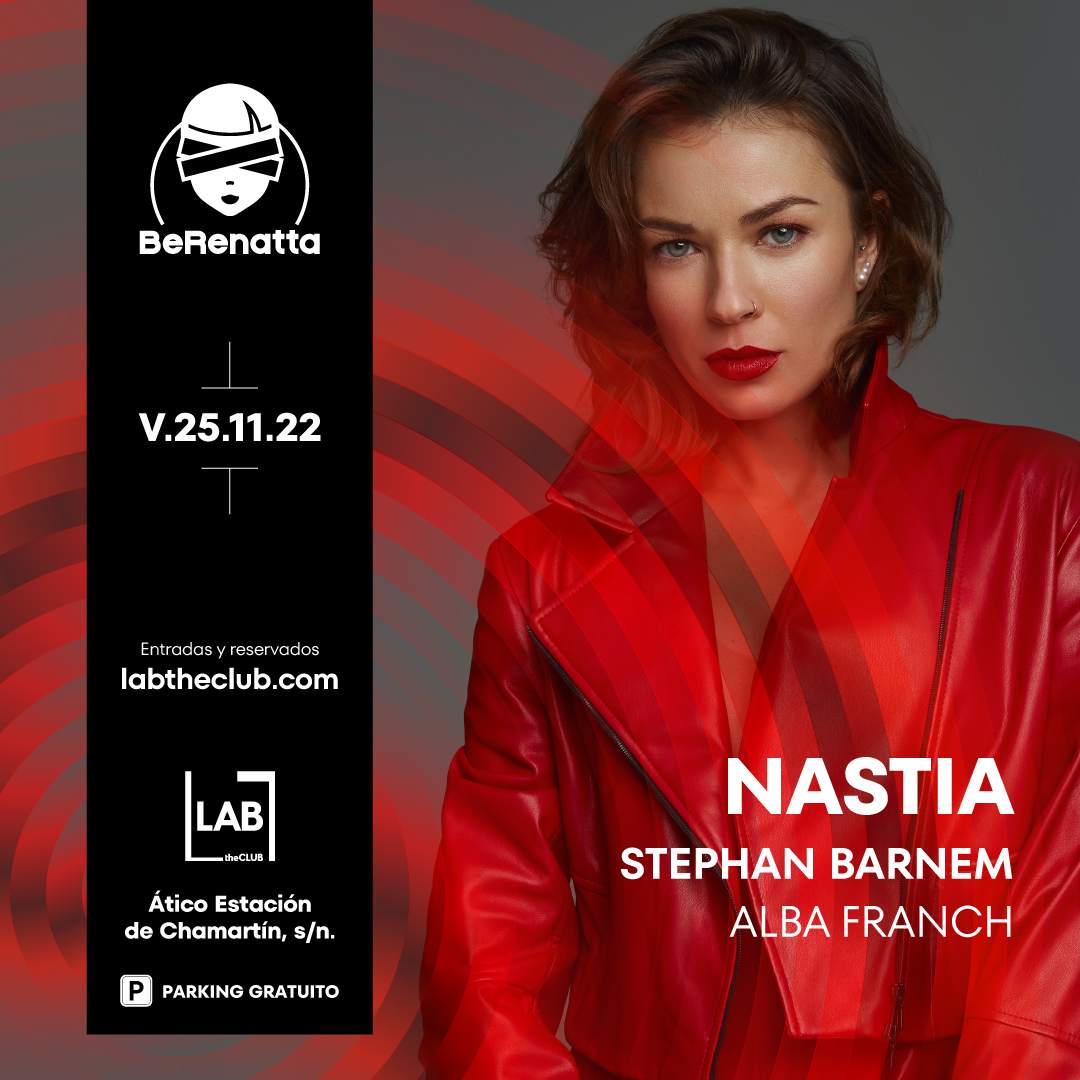 BeRenatta with Nastia & Stephan Barnem - フライヤー表