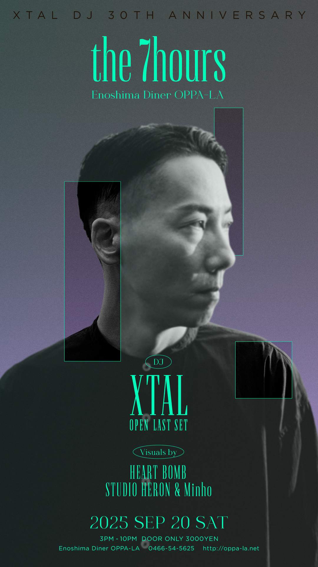 XTAL DJ 30th Anniversary ' the 7hours ' at Oppa-la, Kanto