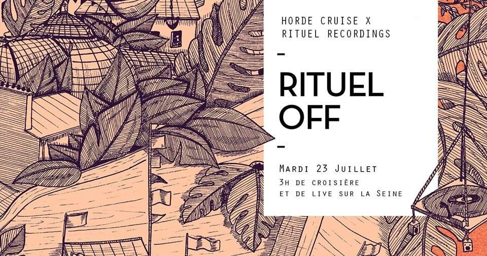 Horde Cruise x RITUEL RECORDINGS: Off Days 2019 - フライヤー表