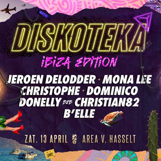 Diskoteka x Ibiza edition - フライヤー表