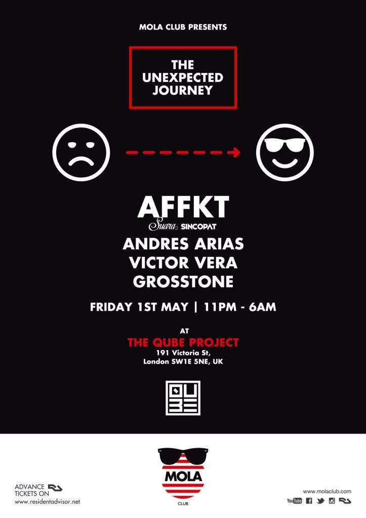 Mola Club Pres. The Unexpected Journey with Affkt - Página frontal