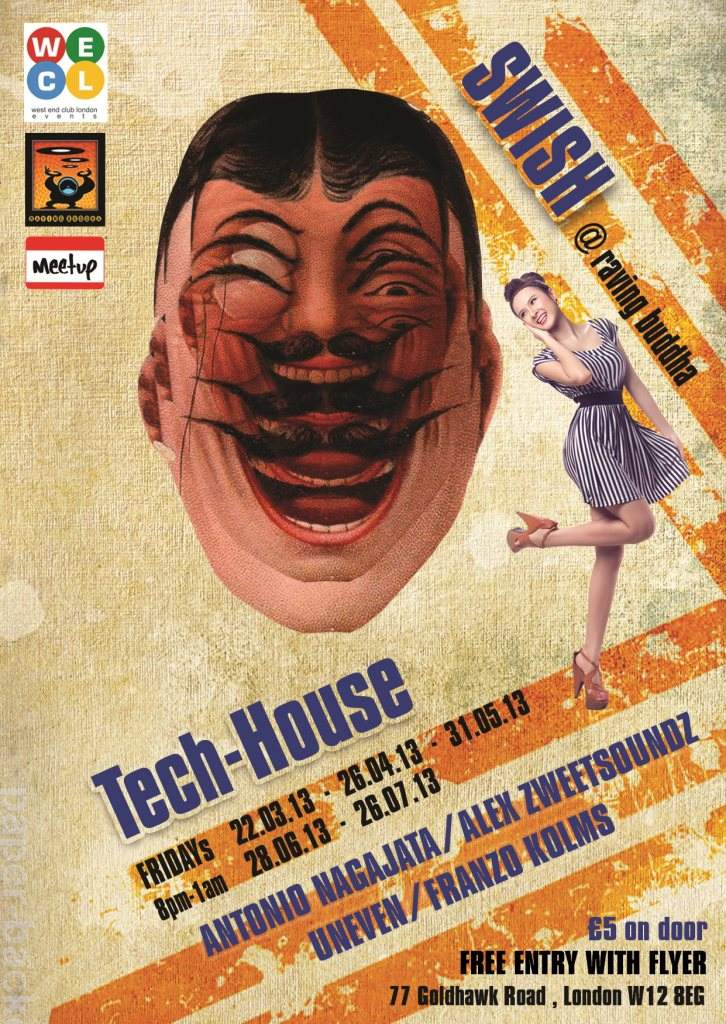 Swish- Tech -House - フライヤー表