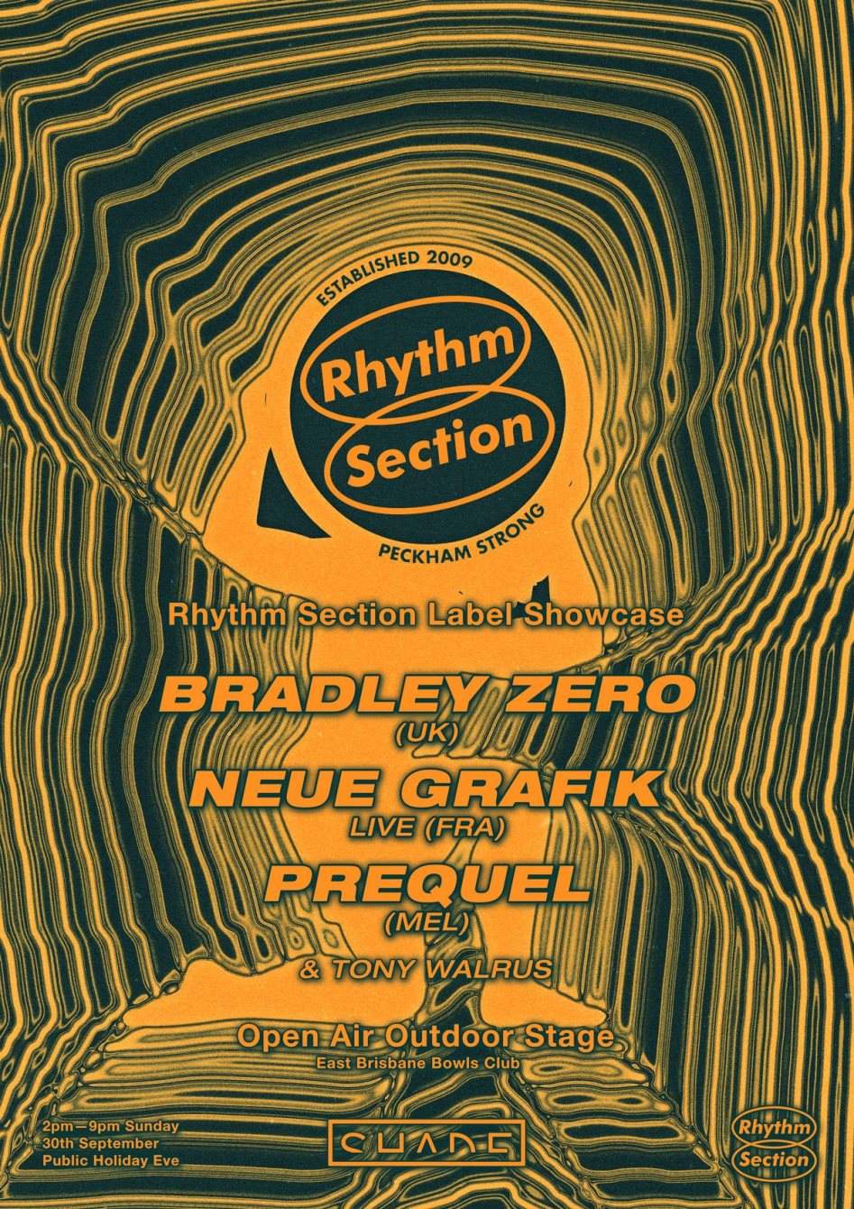 Shade Pres. Rhythm Section Showcase 2018 - Página frontal