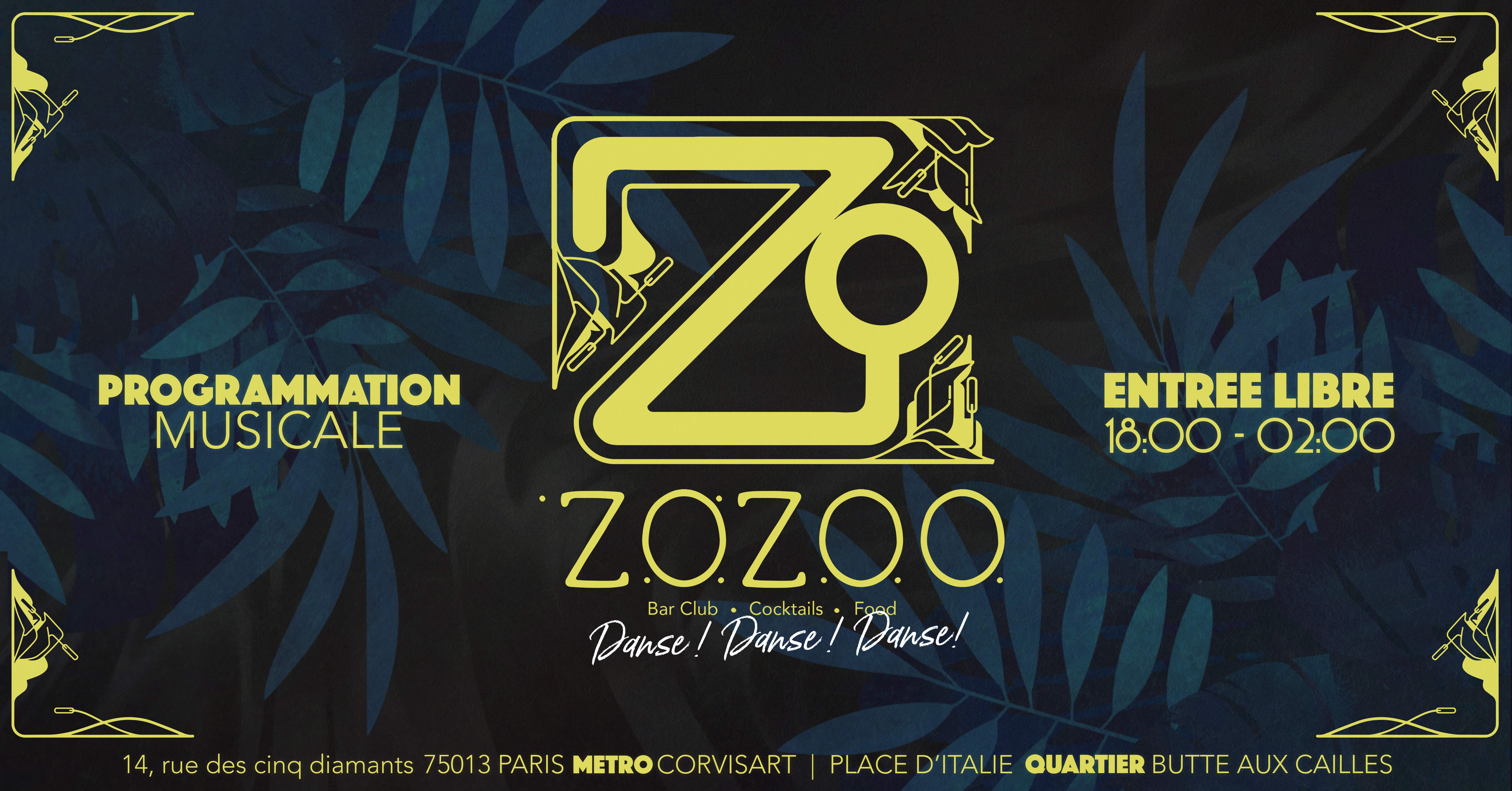 Zozoo Bar Paris w/Alex Murak - Página frontal