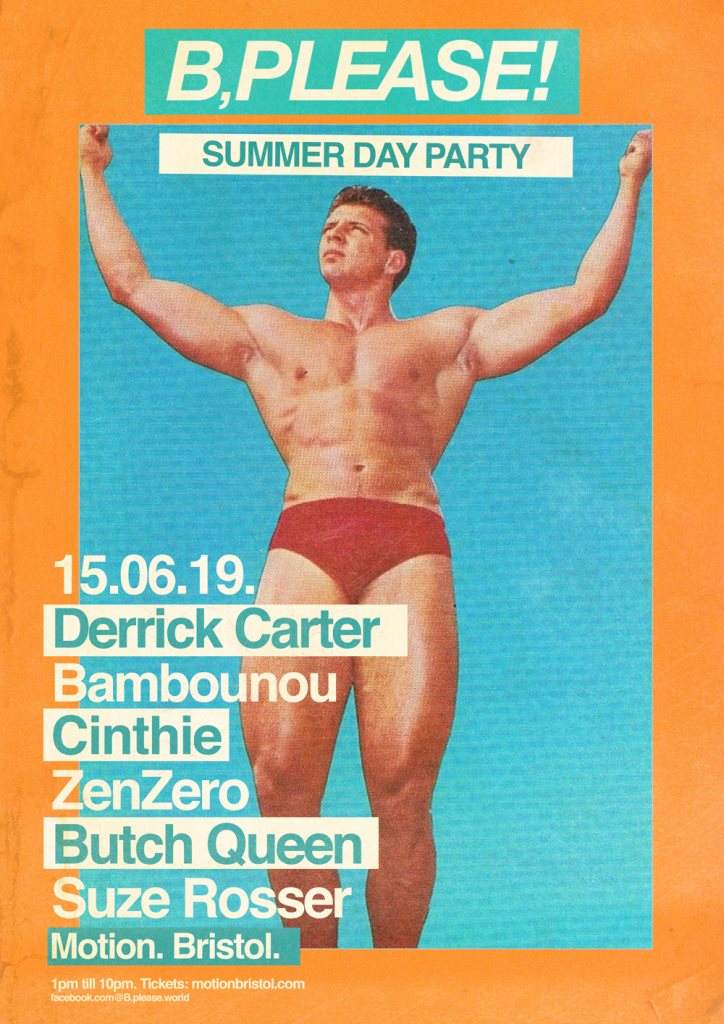 Bitch, Please! Summer Day Party with Derrick Carter - フライヤー裏