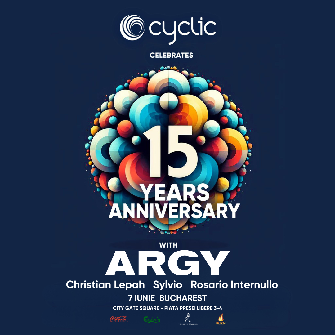 Cyclic 15 Years Anniversary w. Argy - フライヤー表
