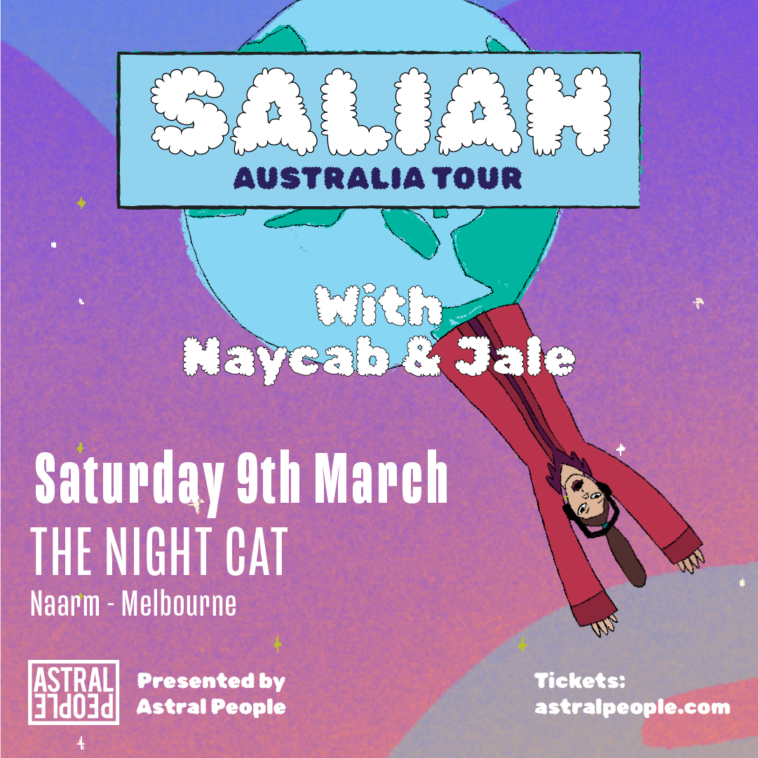 Saliah - The Night Cat, Melbourne - Página frontal