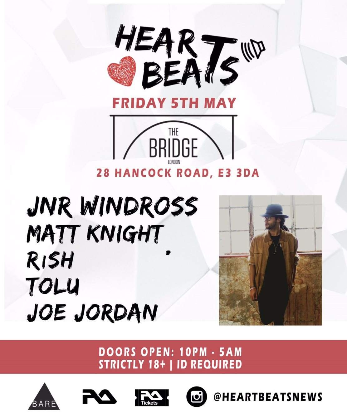 Heart Beats Launch Party bei Bow Bridge, London