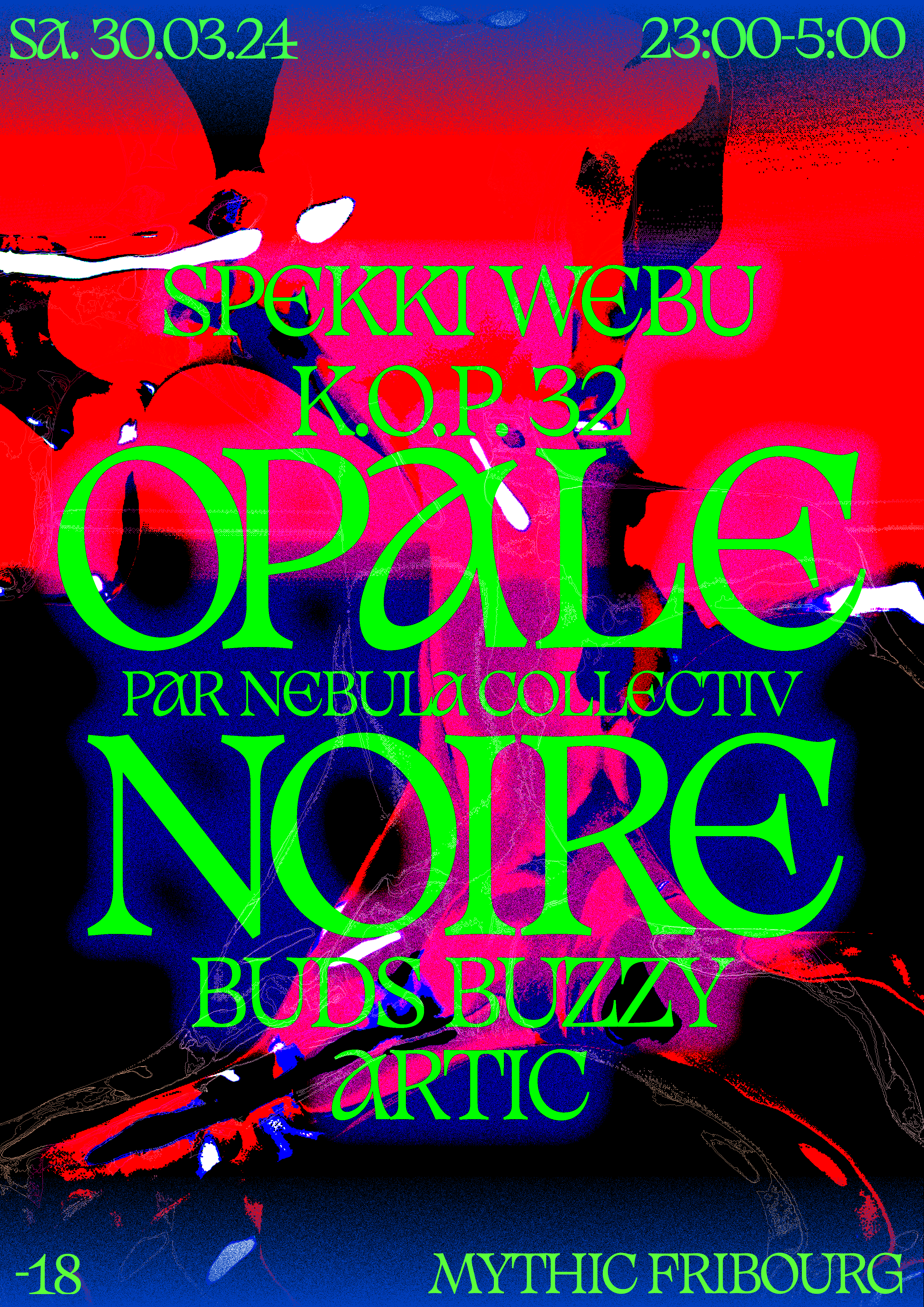 Opale Noire with Spekki Webu - K.O.P. 32 - Buds Buzzy - Artic - Página frontal