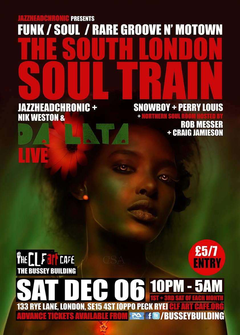 The South London Soul Train with Da Lata [Live] - Página frontal