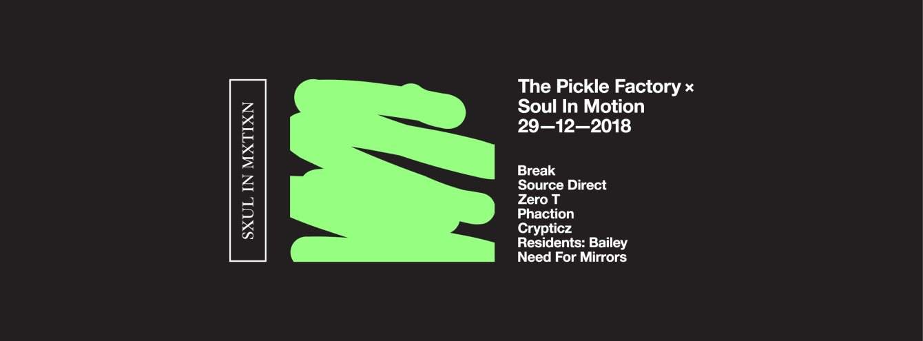 Soul In Motion: Break, Source Direct, Zero T, Phaction, Crypticz, Bailey, Need For Mirrors - フライヤー表