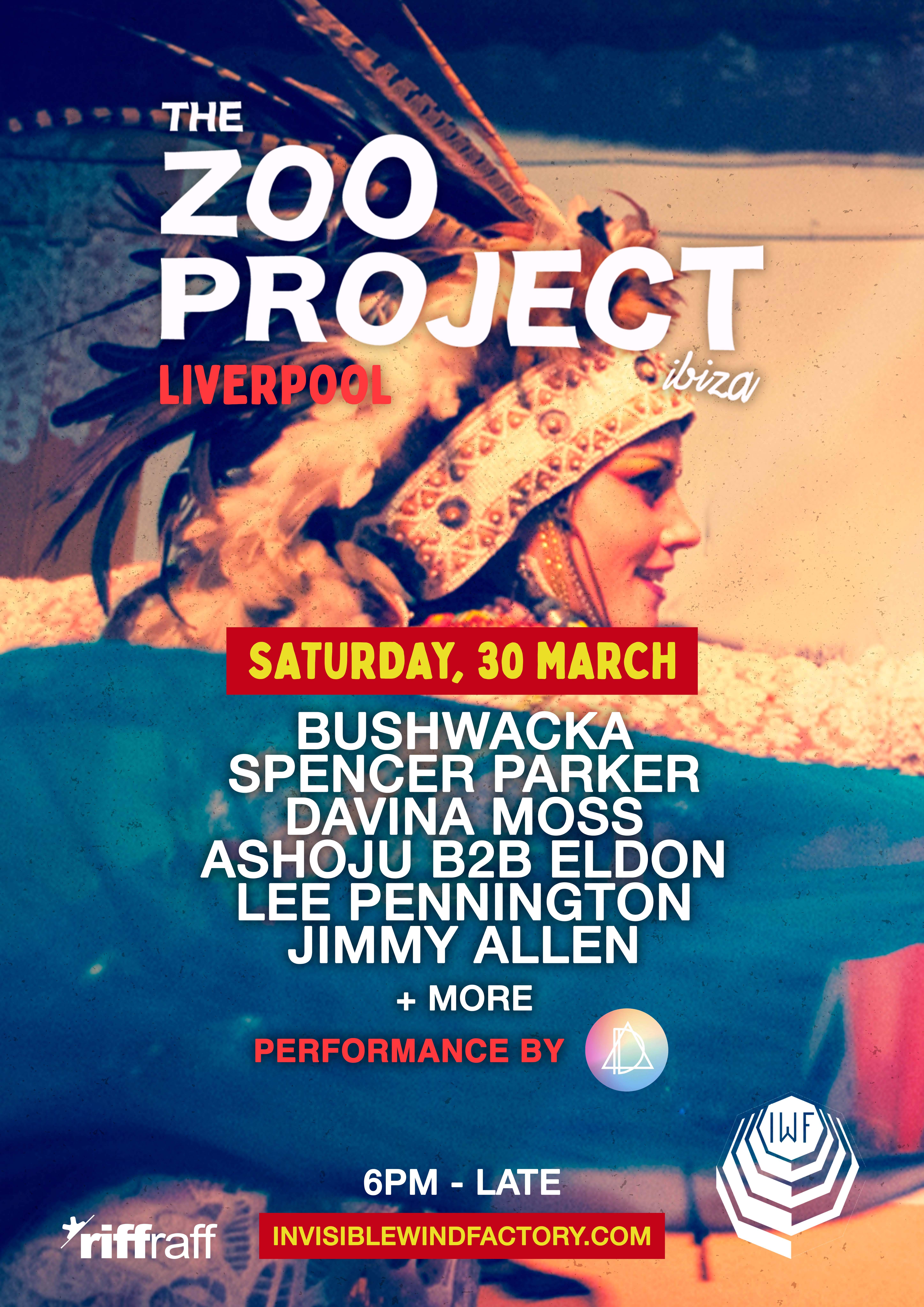 The Zoo Project Liverpool - フライヤー表
