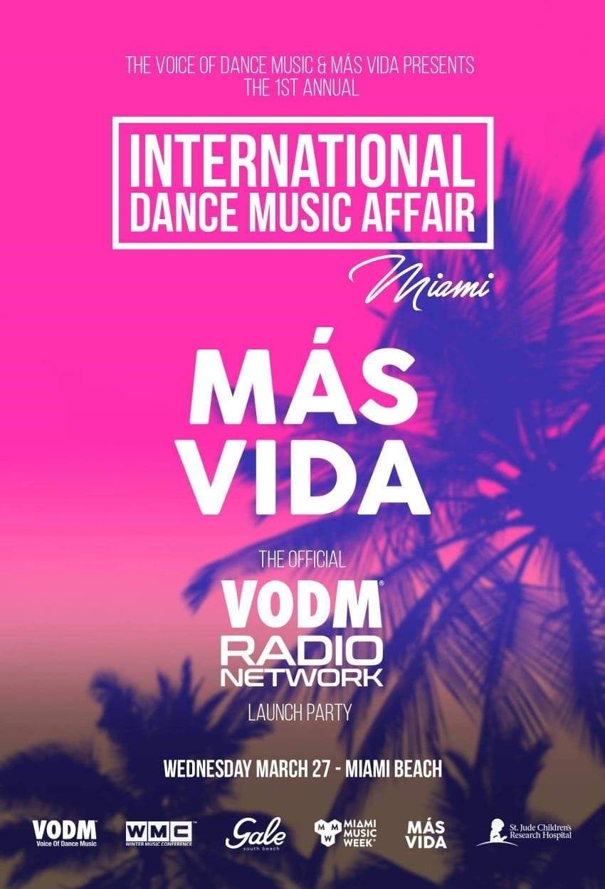 MÁS Vida - Vodm Radio Network Launch and ST Jude Charity Event - フライヤー裏