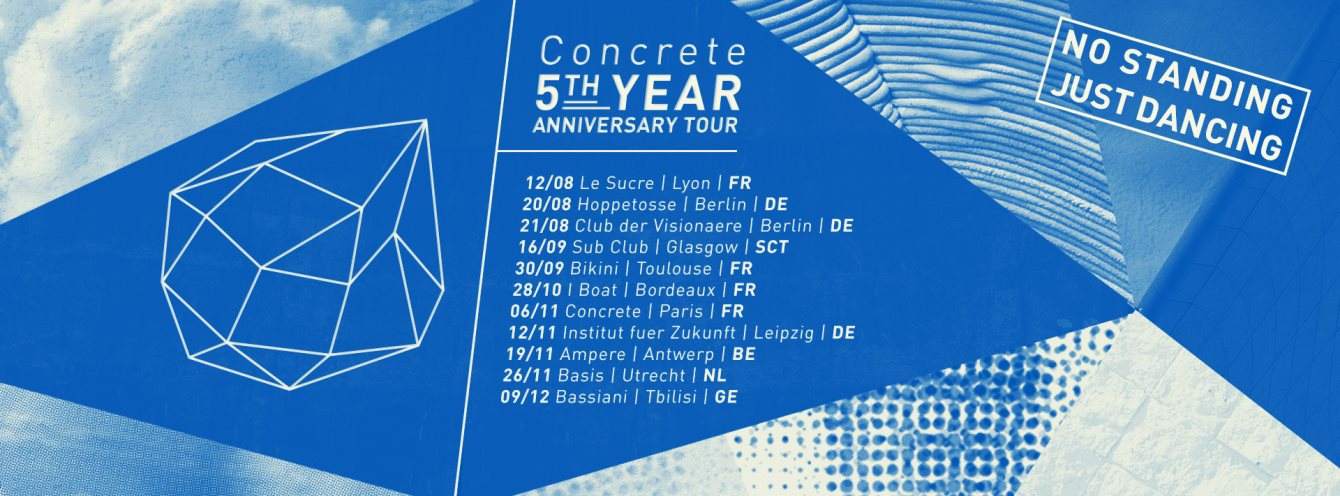 Concrete 5th Anniversary Tour - Página frontal