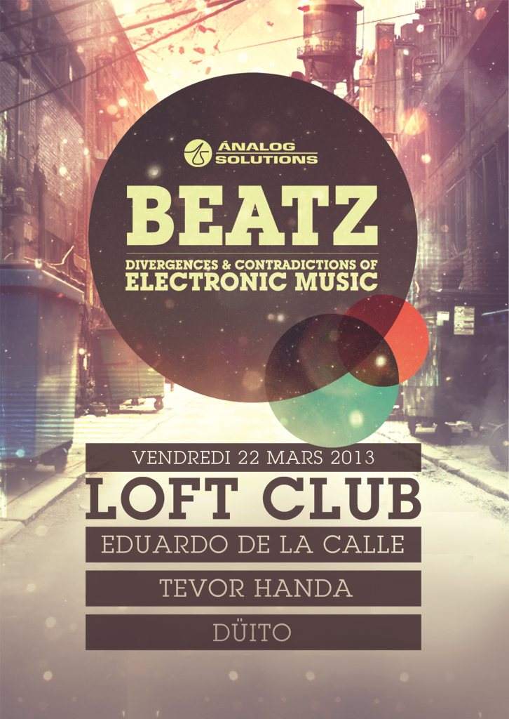Beatz - Divergences & Contradictions of Electronic Music - フライヤー表