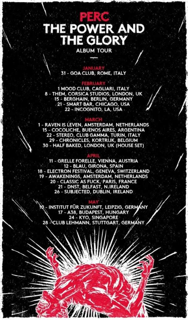 Dsnt presents: Perc Album Tour - Página frontal