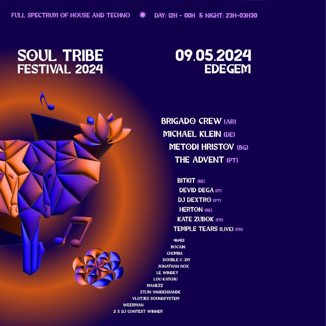 Soul Tribe Festival 2024 - フライヤー表