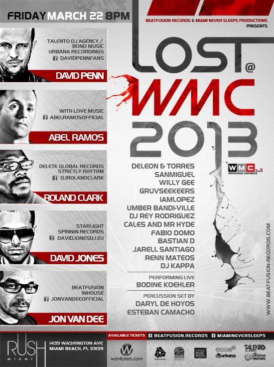 Beatfusion & Miami Never Sleeps: Lost at WMC 2013 - Página frontal