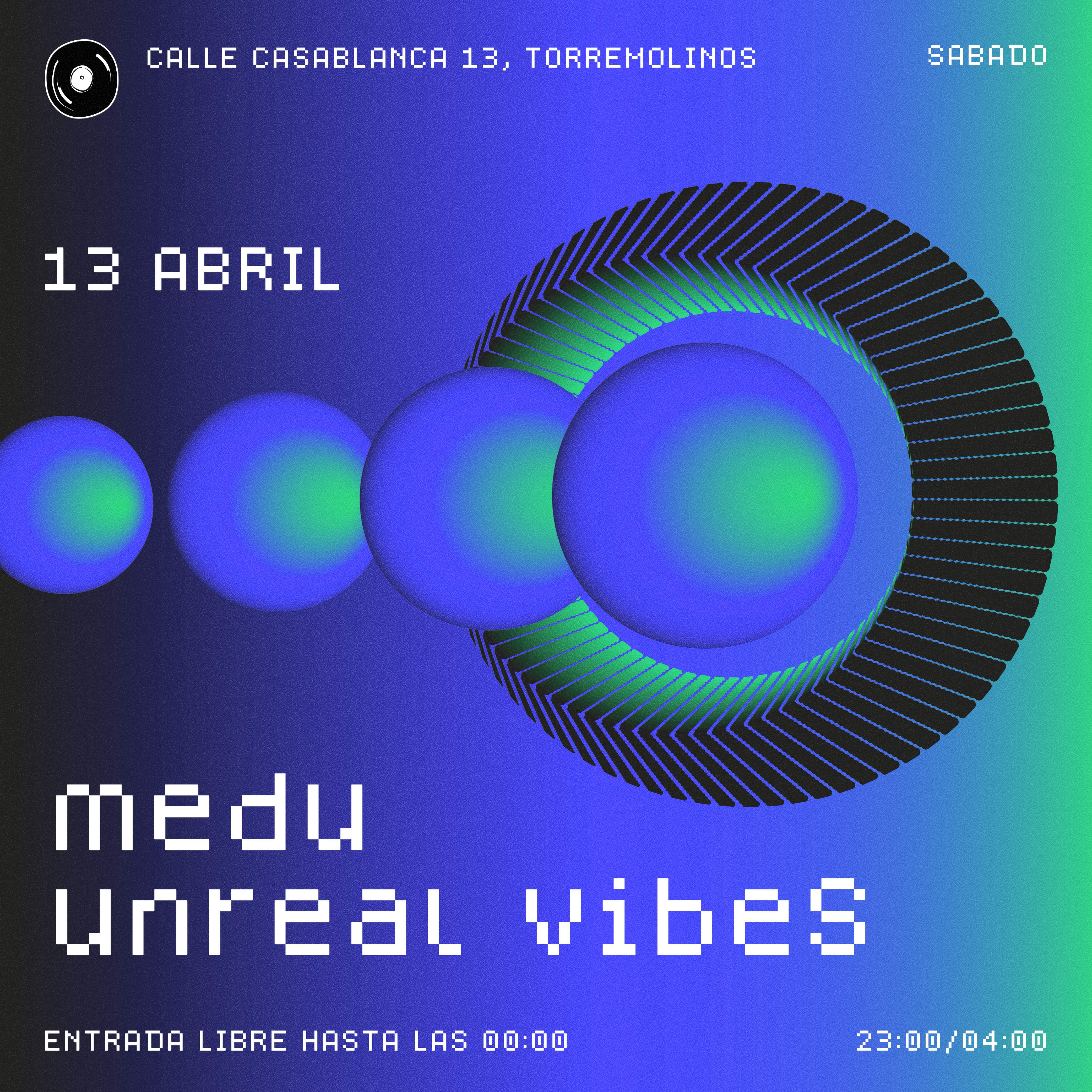 Medu y Unreal Vibes at Doggy Kloeb Torremolinos (Màlaga) - フライヤー表