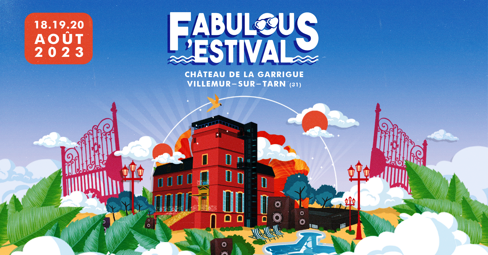 Fabulous Festival 2023 - フライヤー表
