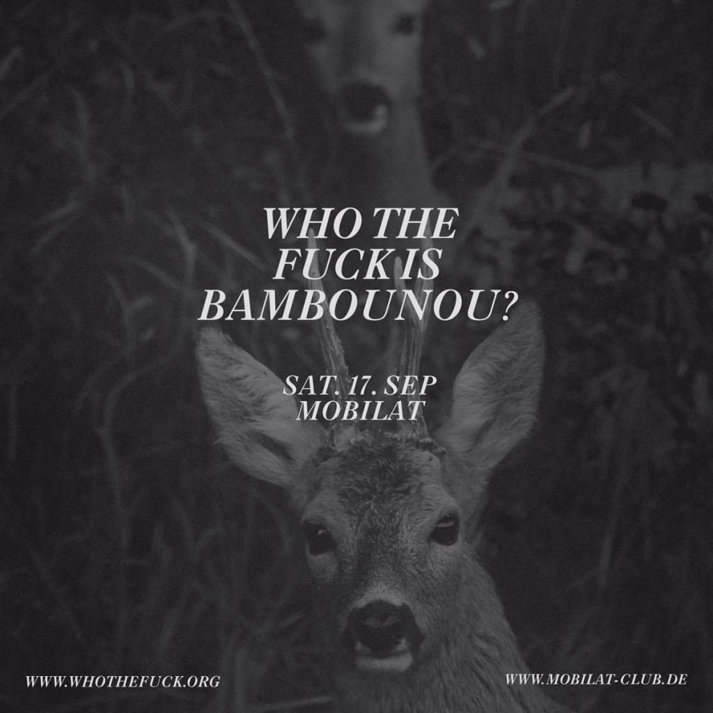 Who the f*ck is Bambounou - Página frontal