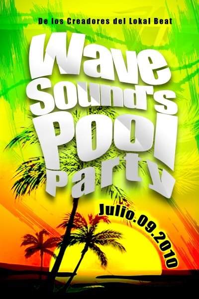 Wave Sounds Pool Party - フライヤー表