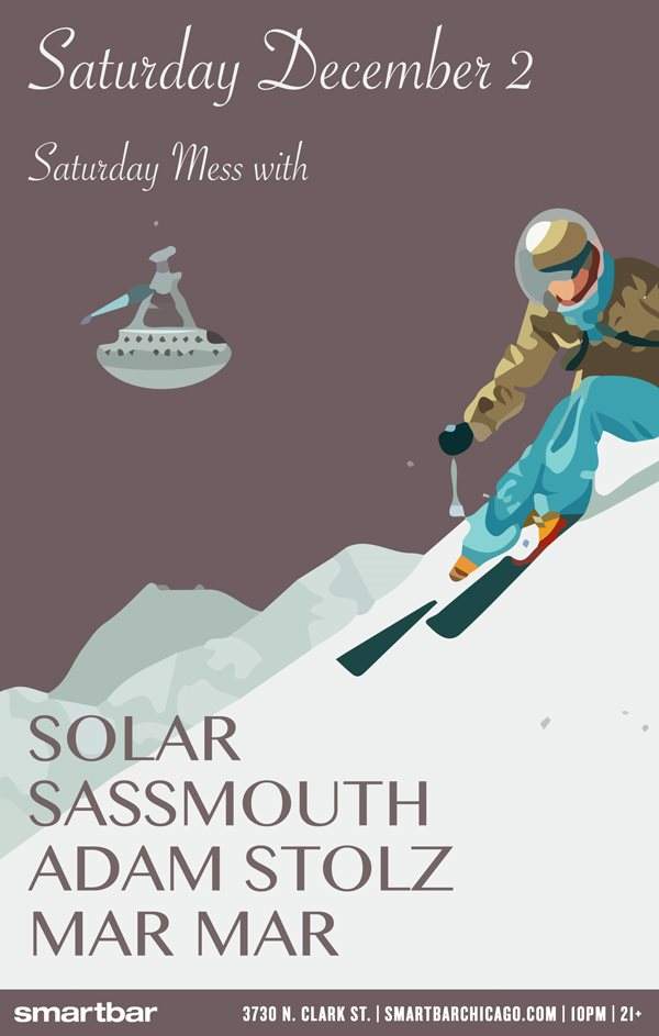 Saturday Mess with Solar / Sassmouth / Adam Stolz / Mar Mar - Página frontal